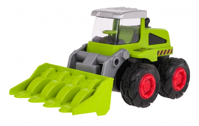 Metal Toy Bulldozer for Kids 3+ with Movable Front Scoop