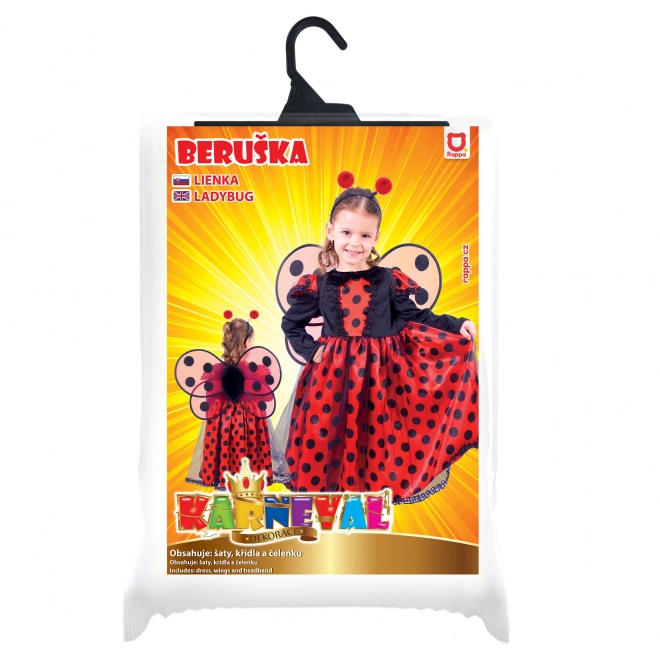 Ladybug Costume for Kids with Wings and Antennae