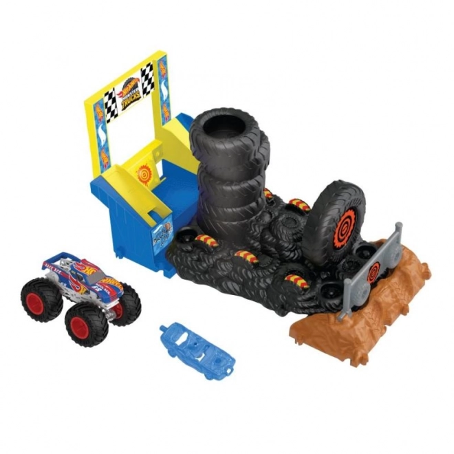 Hot Wheels Monster Trucks Arena Racing Challenge Playset