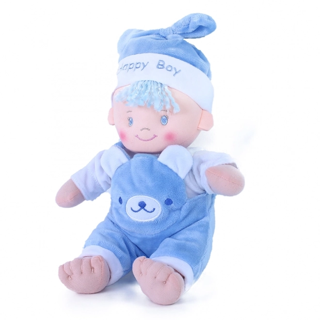 Cloth Doll Baby Boy Blue Outfit