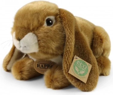 Rappa lapin en peluche brun 25 cm éco‑responsable