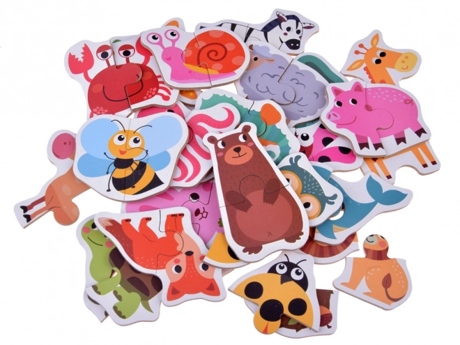 Colorful Animal Puzzle Set