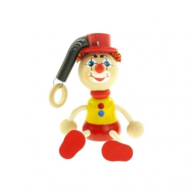 Clown with Hat on Spring