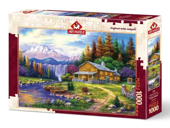 Sunset In The Mountains Puzzle 1000 Pieces