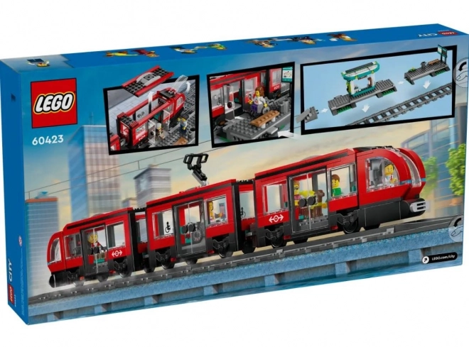 Lego City Tram with Station Set