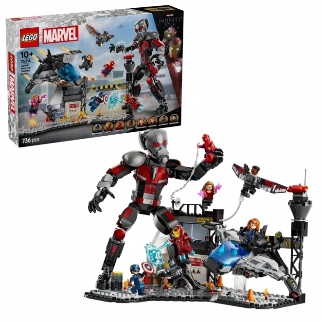 Lego Marvel Captain America Civil War Battle Set