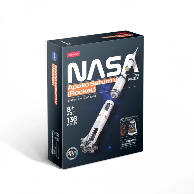 Apollo Saturn V 3D Rocket Puzzle