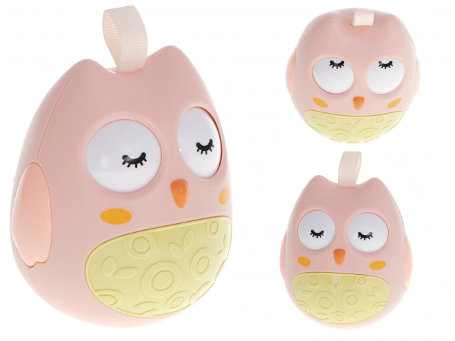 Sensory Blue Owl Toy – Pink