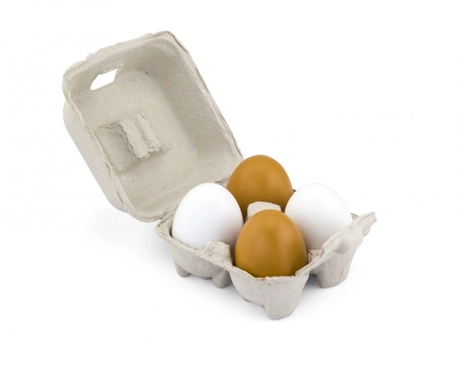 Wooden Egg Set with Carton