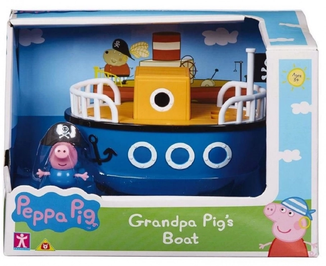 Peppa Pig Grandpa's Boat Toy Set