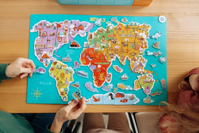 Dodo Magnetic Game - World Map