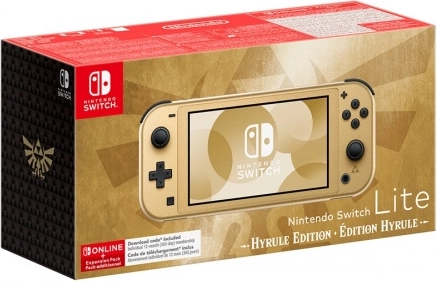 Nintendo Switch Lite Edizione Hyrule + 12 mesi di Nintendo Switch Online + Expansion Pack