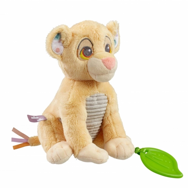 Disney Simba Plush Lion King Activity Toy with Teether