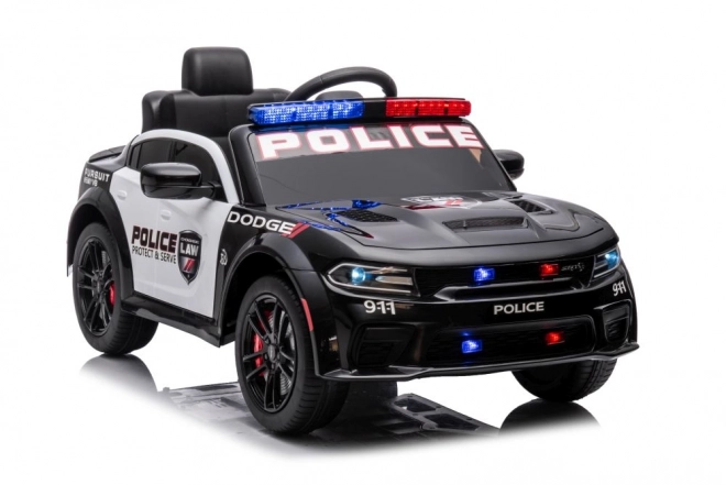 Electric Ride-On Car Dodge Charger Police Black