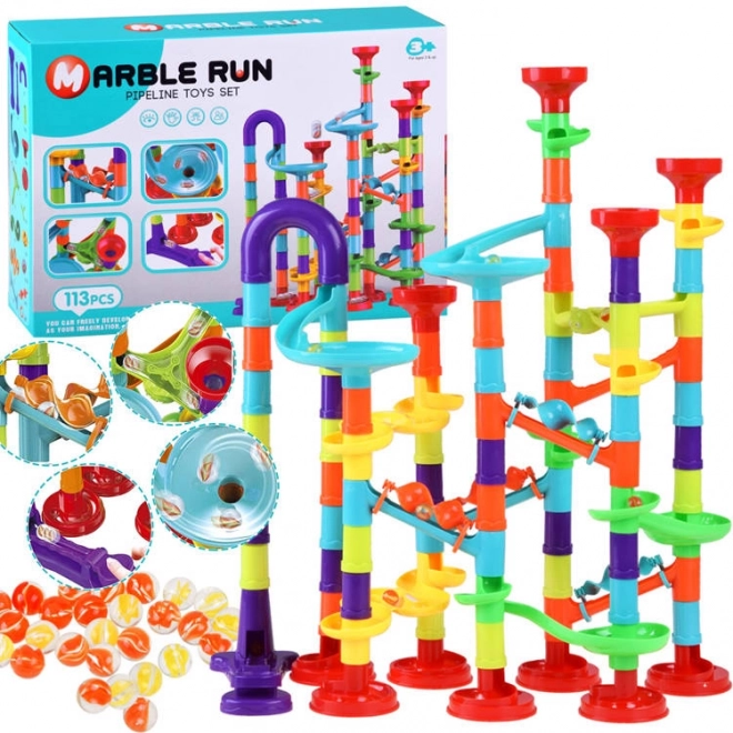 Colorful Marble Track Set for Kids