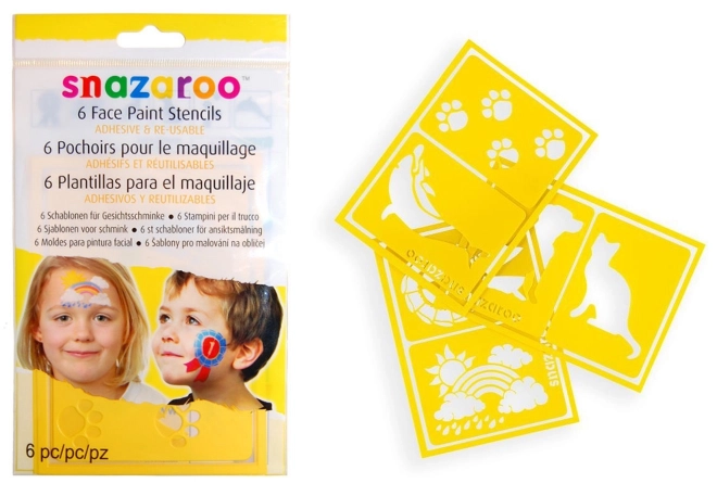 Snazaroo Face Paint Stencils Halloween Set – Yellow