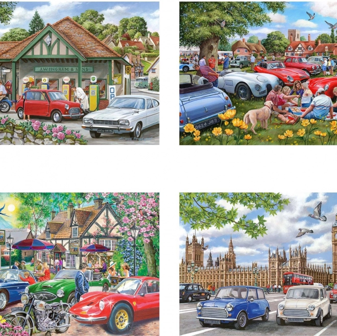 Puzzel Mooie dag voor een ritje 500 stukjes