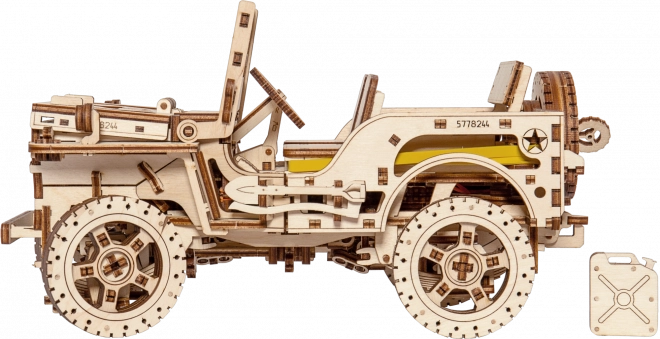 Wooden 3D Puzzle Jeep 4x4