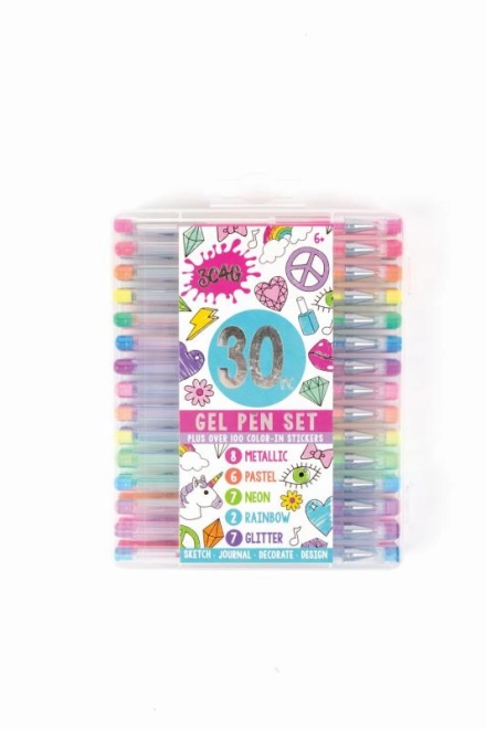 Includes colorful stickers