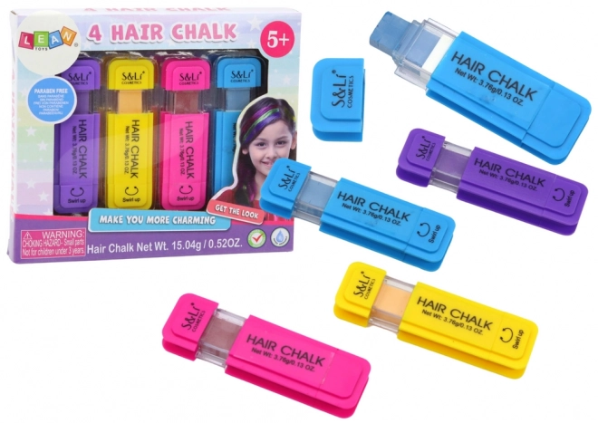 Washable Hair Chalk Set for Kids