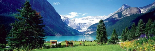 Eurographics Panoramic Puzzle Lake Louise Canadian Rockies