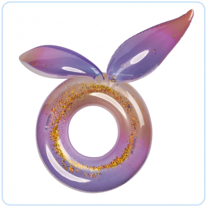 Inflatable Mermaid Glitter Float Ring