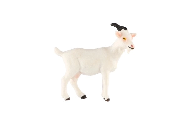 Plastic Domestic Goat Figurine 8cm