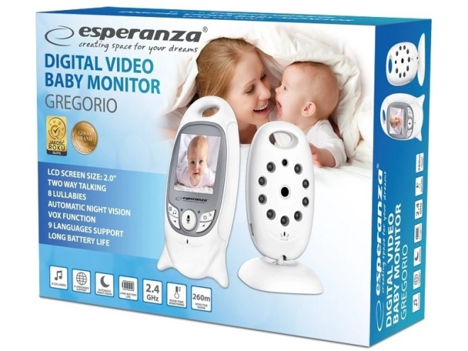 Electronic Baby Monitor with LCD 2.0 Screen