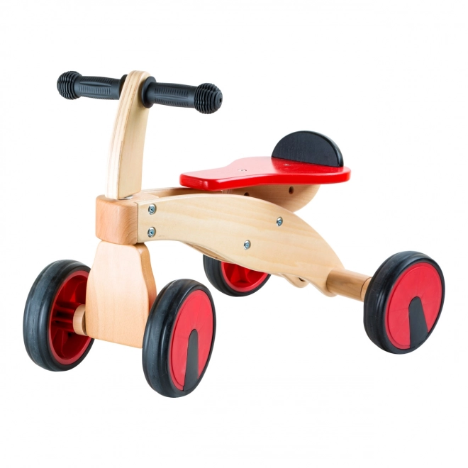 Wooden Red Balance Bike