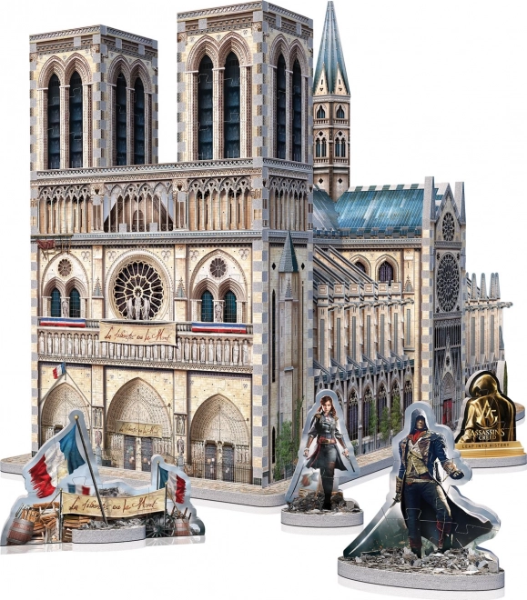 Assassin's Creed Unity Notre-Dame 3D Puzzle by WREBBIT