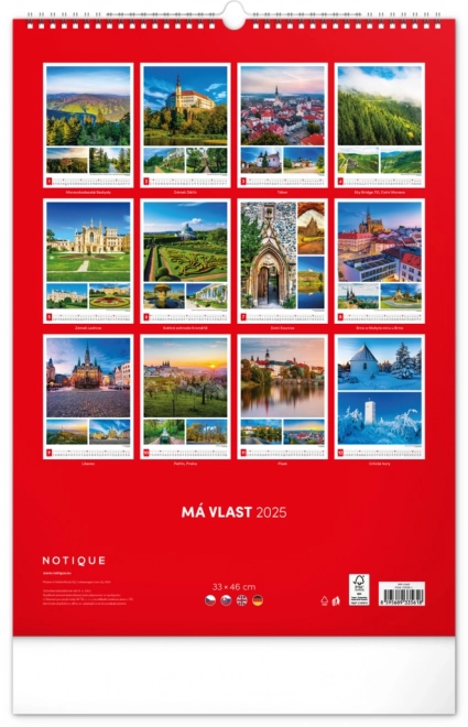 Wall Calendar My Country 2025