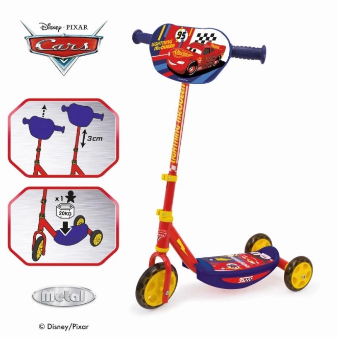 Scooter with Lightning McQueen - Disney Cars