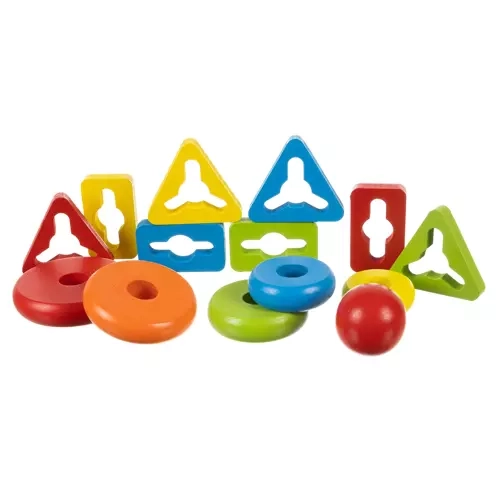 Wooden Shape Sorter Puzzle by Kruzzel