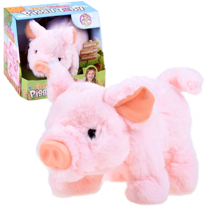 Interactive Plush Pig Friend