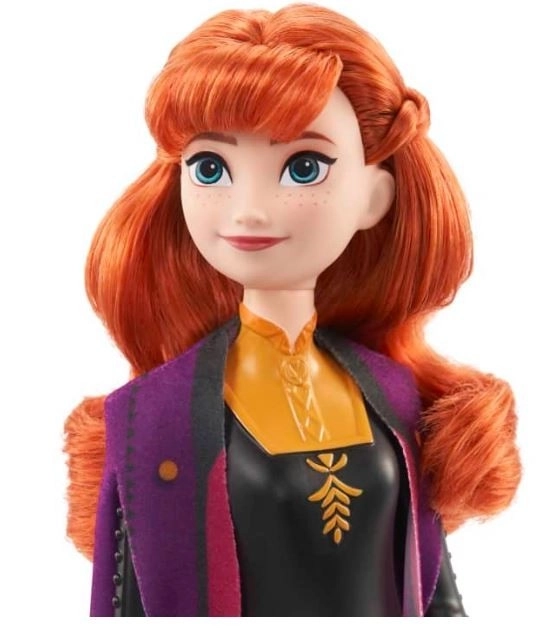 Disney Frozen Elsa Doll – Anna in black and orange dress