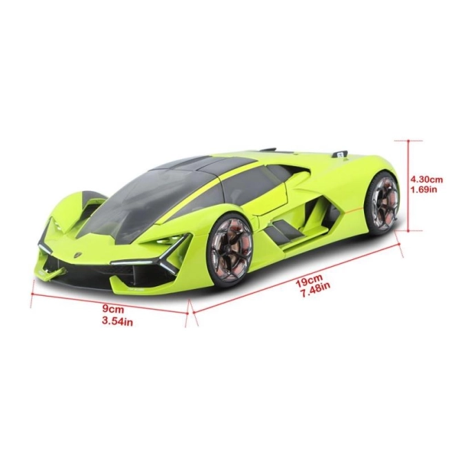 Lamborghini Terzo Millennio Diecast Model 1:24 - Green