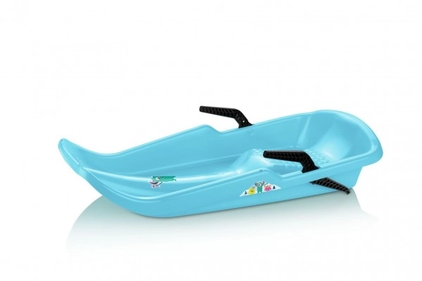 Boby Twister Monster Plastic Sled with Brakes Azure – Azure