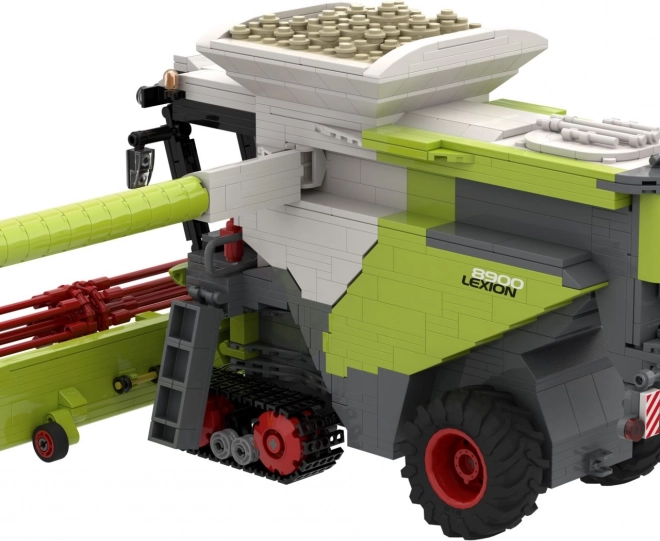 Construction Kit Brixies Plus Claas Lexion 8900 Terra Trac with Trailer