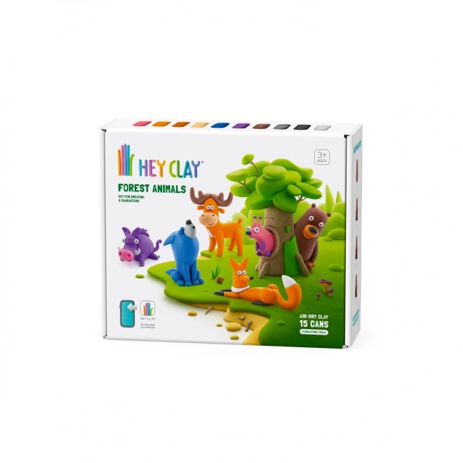 Hey Clay Forest Animals Modeling Clay Set