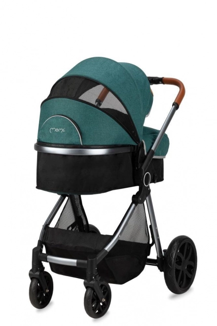 Versatile Green Baby Stroller 2-in-1 MoMi LIMURU