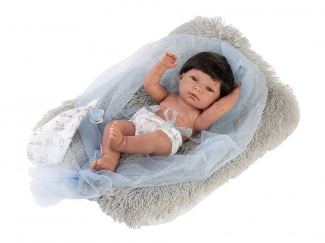 Realistic Newborn Baby Doll with Full Vinyl Body - 40 cm