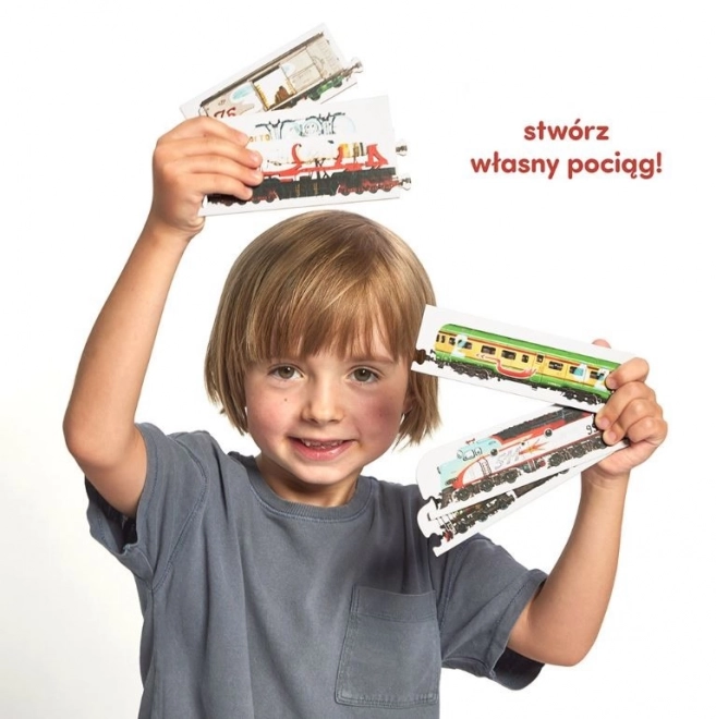 Double-Sided Puzzle Trains