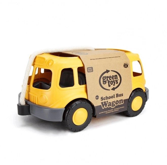 Green Toys Pull-Along School Bus