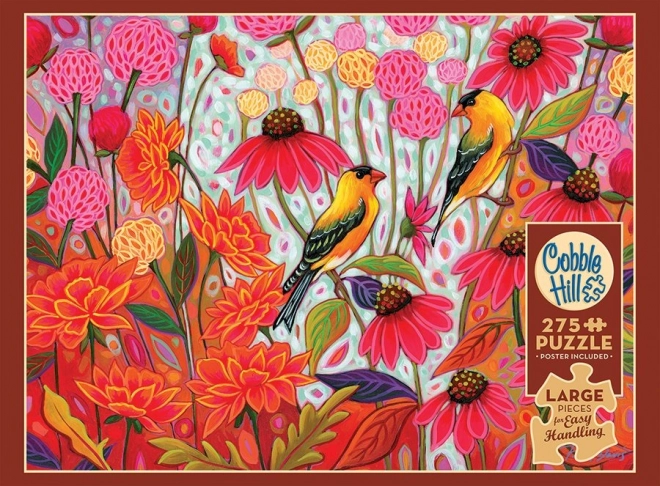 Cobble Hill Puzzle Goldfinches in Spring XL 275 Pieces