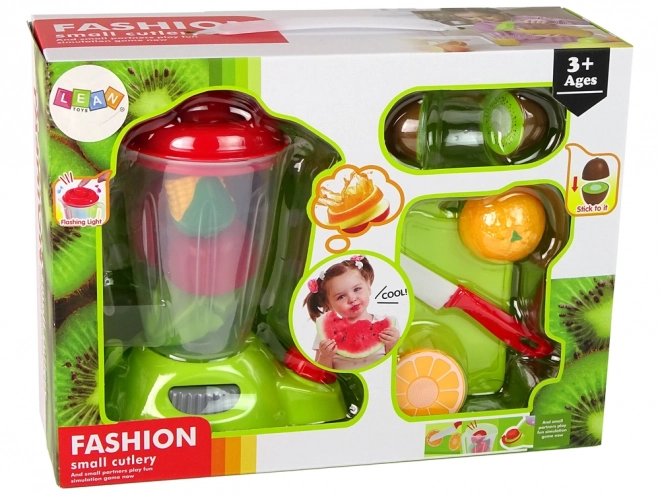 Fruit Blender Toy Set with Light and Sound