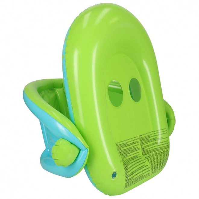 Inflatable Baby Swim Ring with Canopy in Green by Bestway