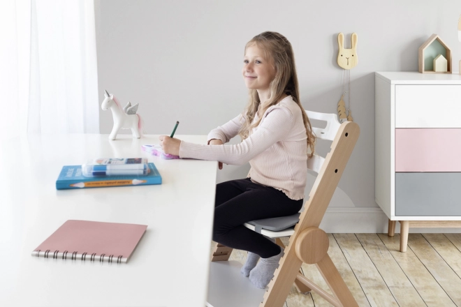 Wooden High Chair Clipp & Clapp Grey