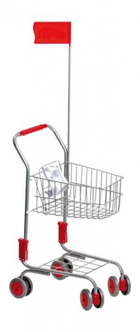 Small Foot Shopping Cart Silver