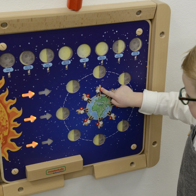 Lavagna educativa Fasi lunari Montessori