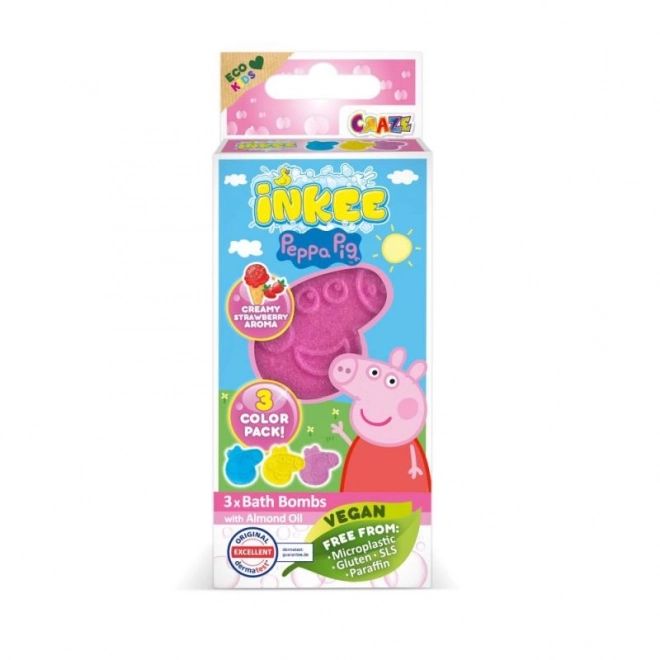 Peppa Pig Fizzy Bath Bomb Mini Pack